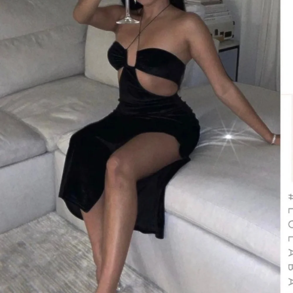 Black dress from Misslola, worn once for about 4 hours - Picture 3 of 3